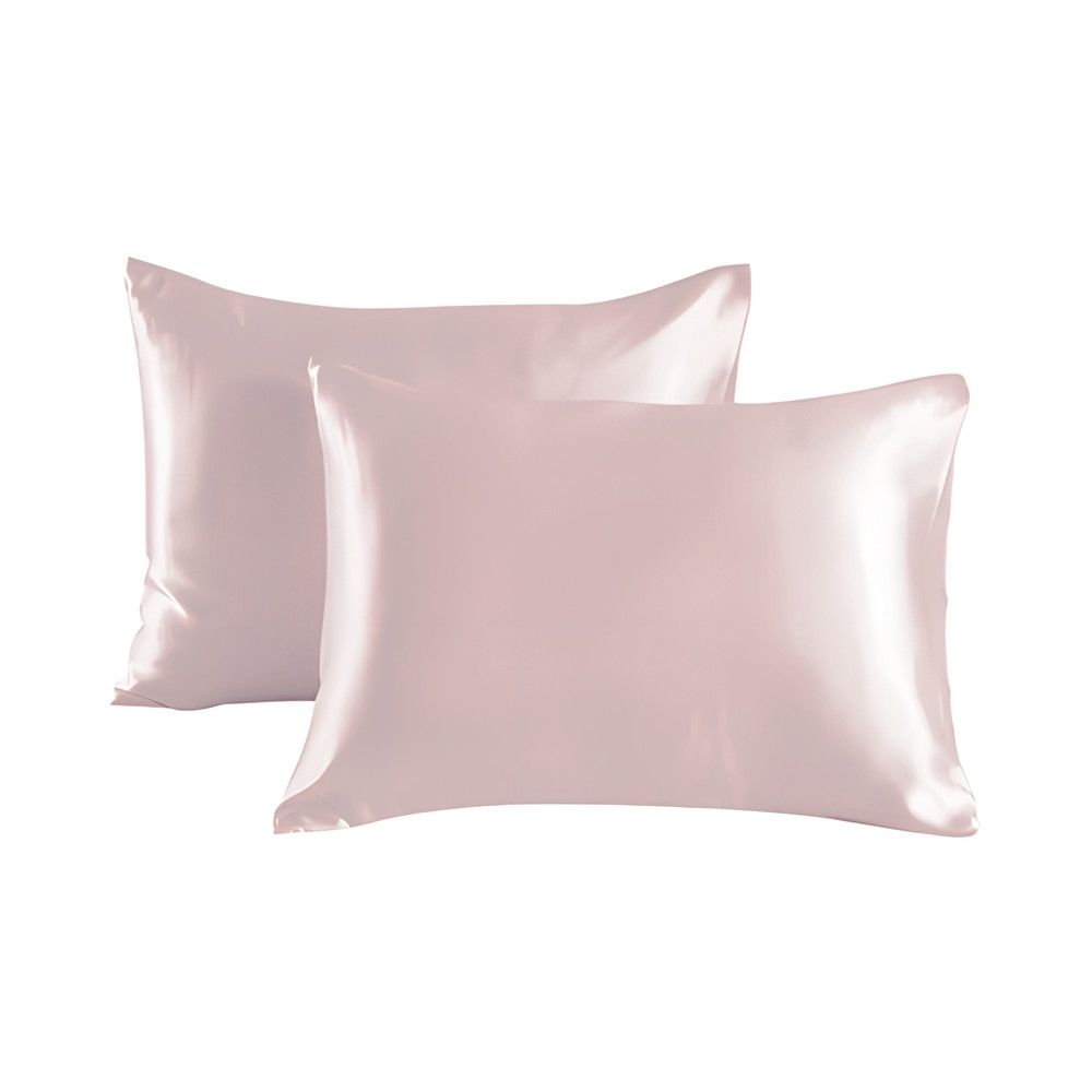 Satin Pillowcase 2-Pack, 50 x 66cm, Cream - Image 1