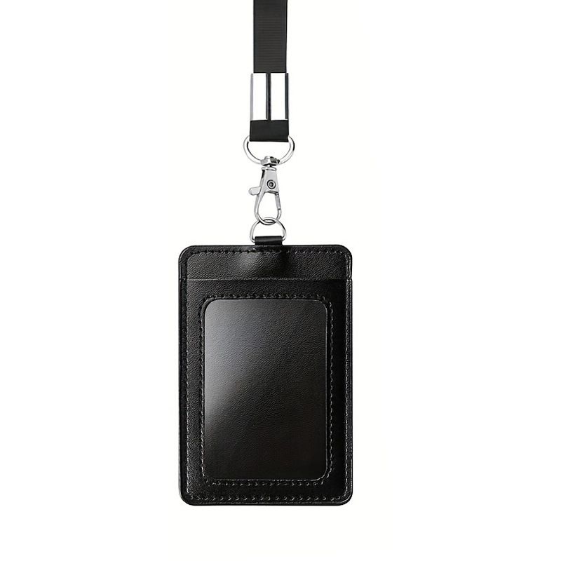 Elegant Black ID Card Holder and Name Badge - Image 2