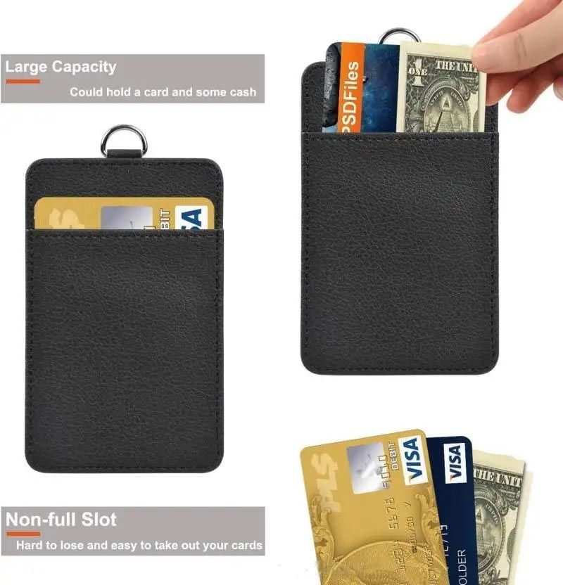 Elegant Black ID Card Holder and Name Badge - Image 5
