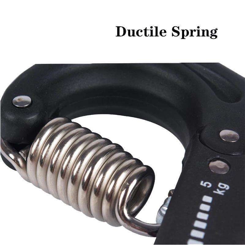 5-60kg Adjustable Hand Grip Strength Trainer, Black - Image 3
