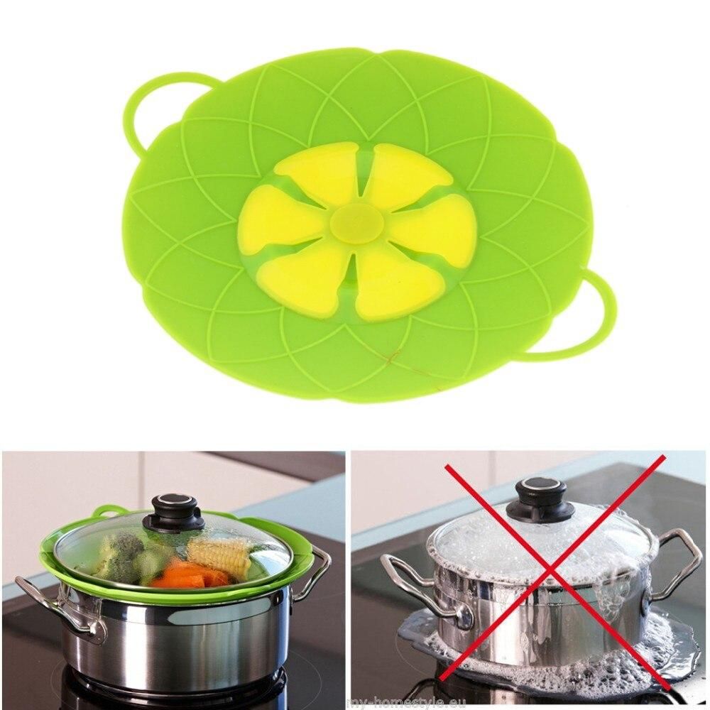 Silicone Overcooking Protection Multi Lid, Green - Image 1