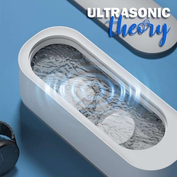 Ultrasonic cleaning glasses jewelry cleaner white, 42kHz - Image 6