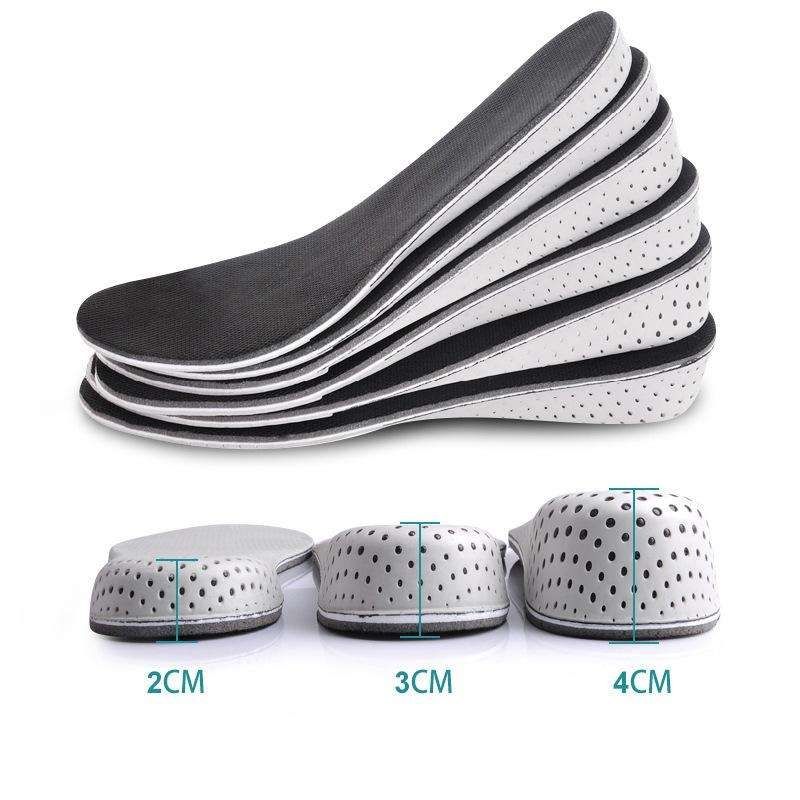 2cm 3cm 4cm Shoe Inserts Grow Taller Soles, Black - Image 1
