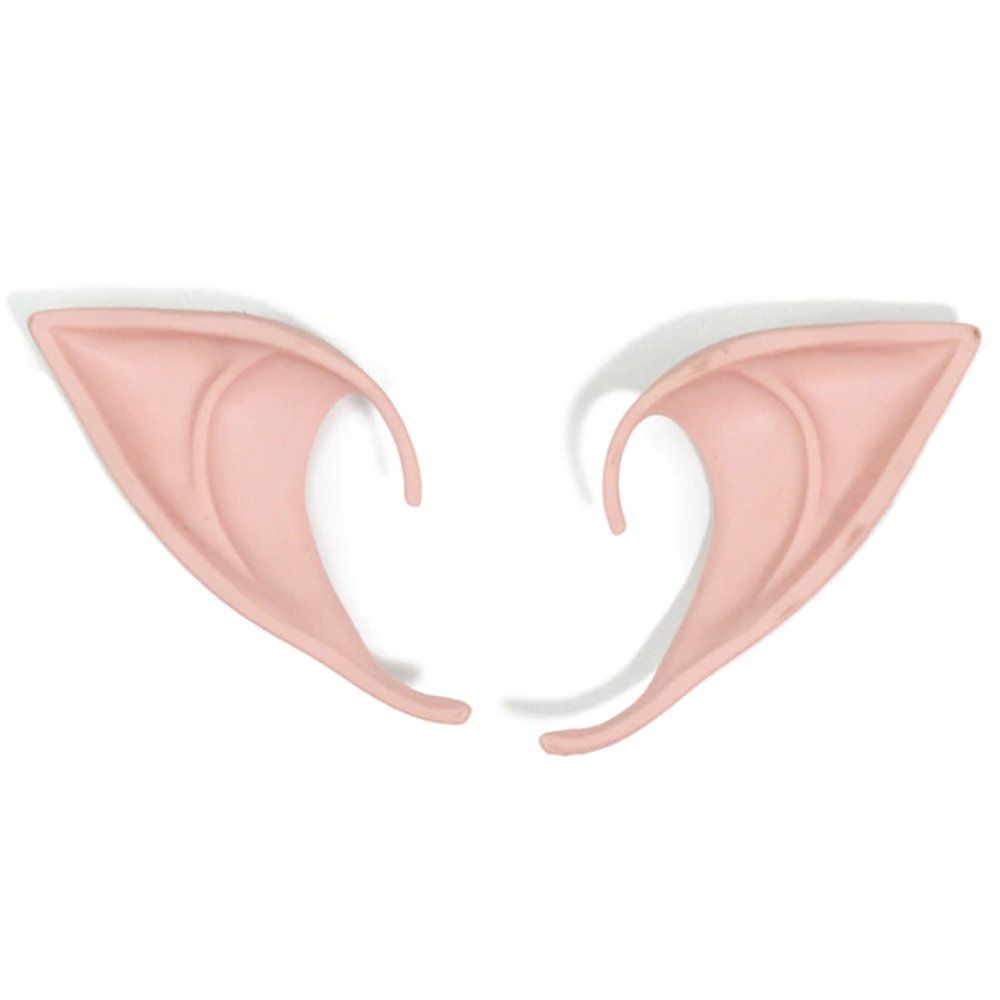 Elf ears for women, small Halloween costume accessories, fake ears, , one size - Image 1