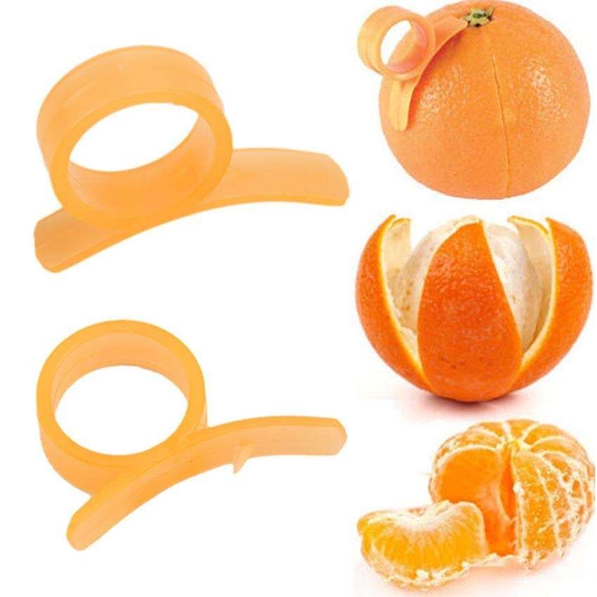 2pcs Orange Peeler for Citrus Fruits, MultiColor - Image 1