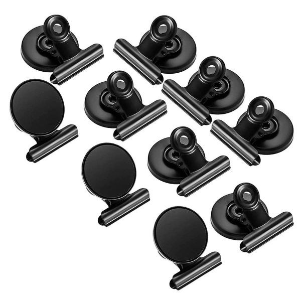 10-pack Magnetic Clips, Black - Image 1