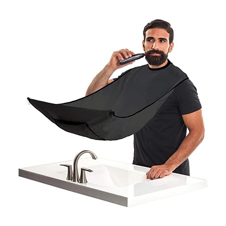 Barber Cape Black, Apron for Shaving & Beard Collection - Image 1