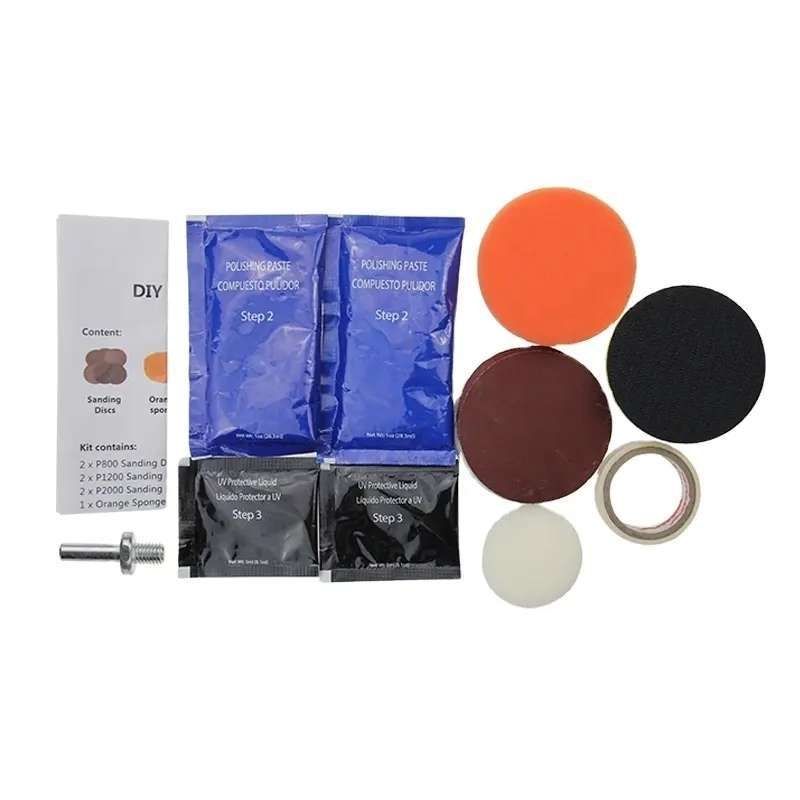 Headlight Polishing Kit MultiColor, Cleans Polishes Increases Clarity Safety - Image 3