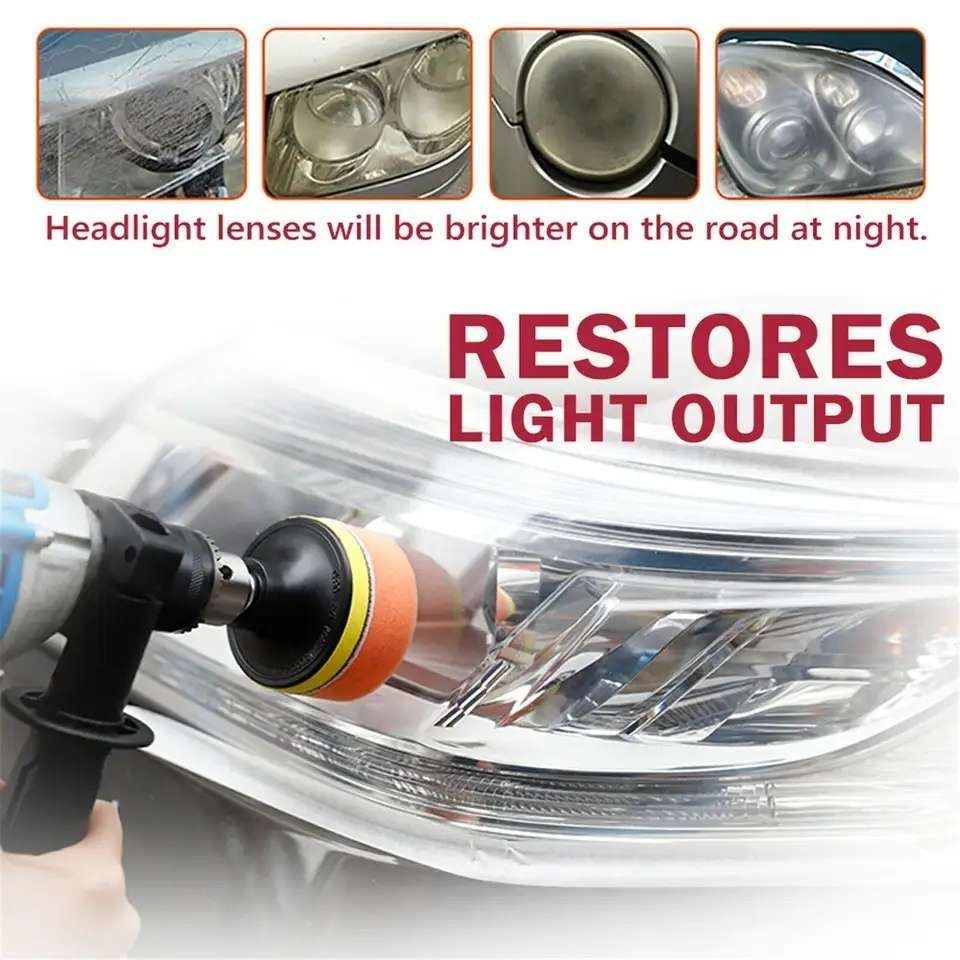 Headlight Polishing Kit MultiColor, Cleans Polishes Increases Clarity Safety - Image 6