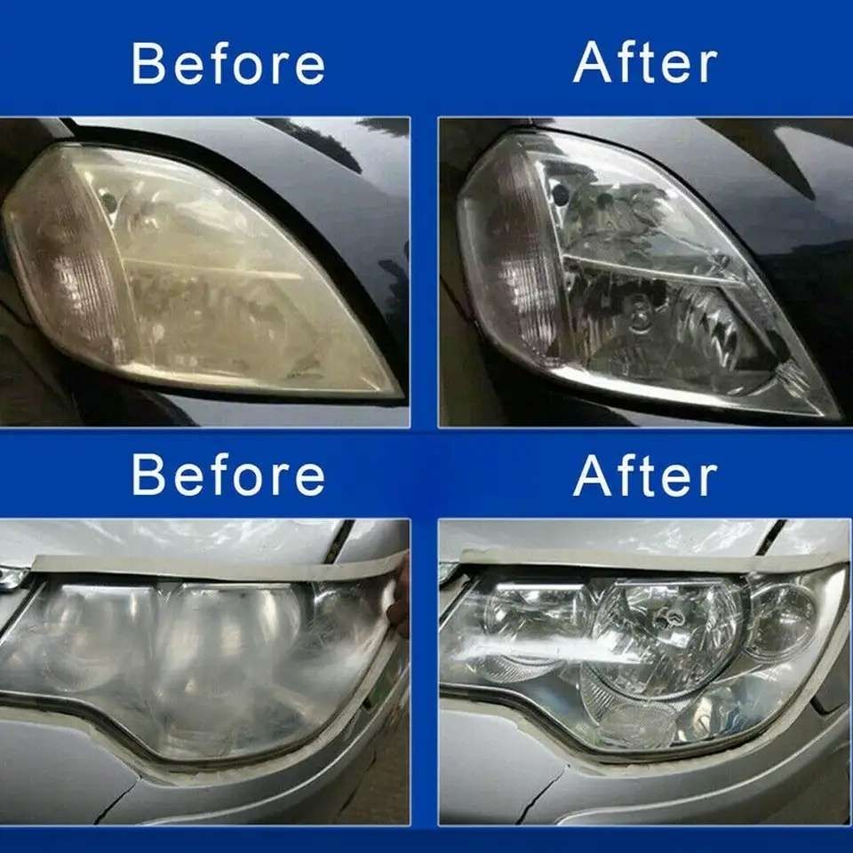 Headlight Polishing Kit MultiColor, Cleans Polishes Increases Clarity Safety - Image 8