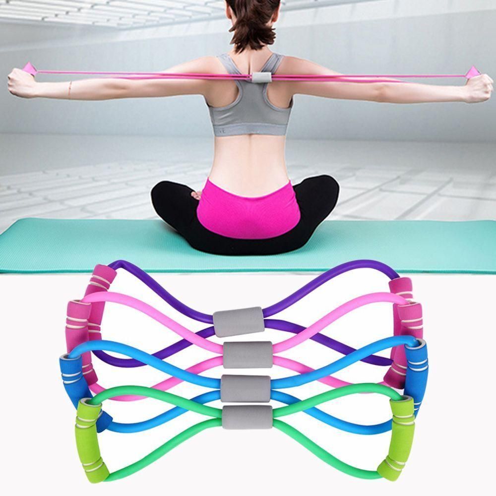 Resistance bands set for exercise yoga rehab, multicolor - Image 4