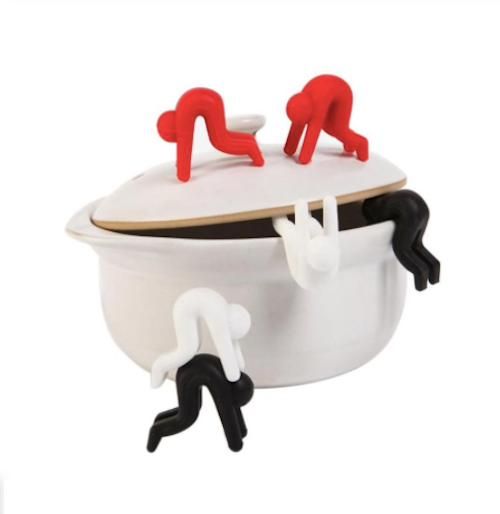 2pcs Boil-over Protection Guys, Black - Image 3