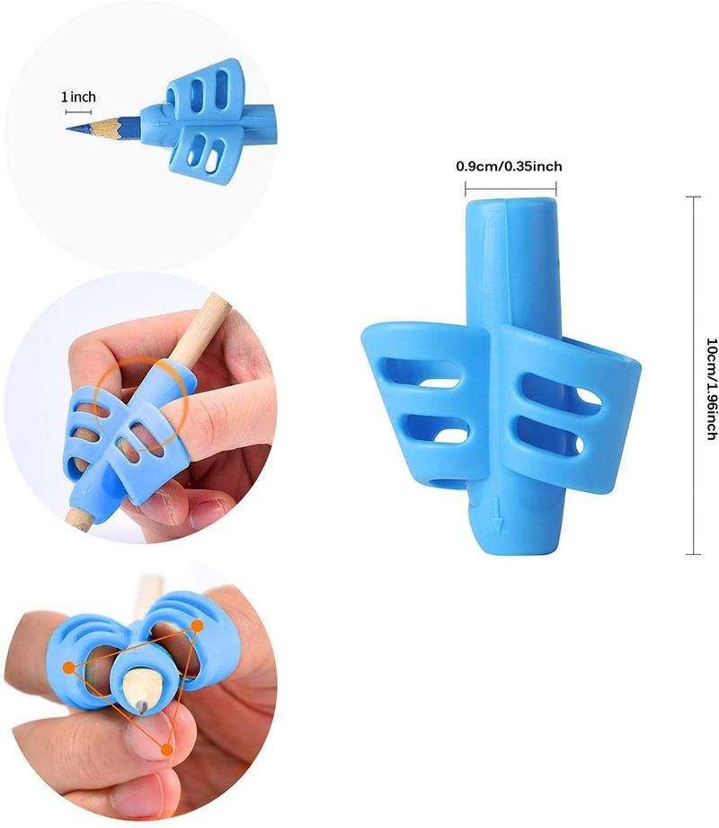 3pcs Pencil Holder for Kids, Multicolor Writing Aid Grip Trainer Pen Holder - Image 6