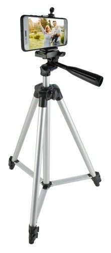 Phone Tripod Black, Mobile Camera Stand & Selfie Stick with Adjustable Height - Image 7