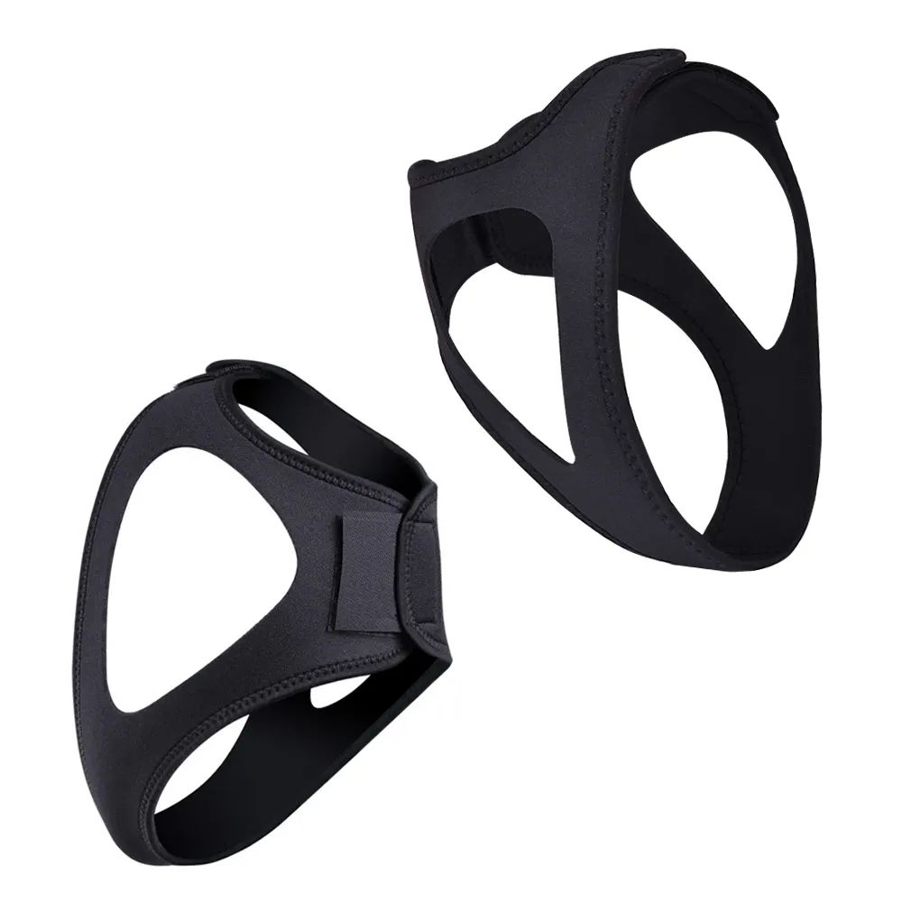 Adjustable Anti Snoring Chin Strap, Black, Stop Snoring Belt - Image 5