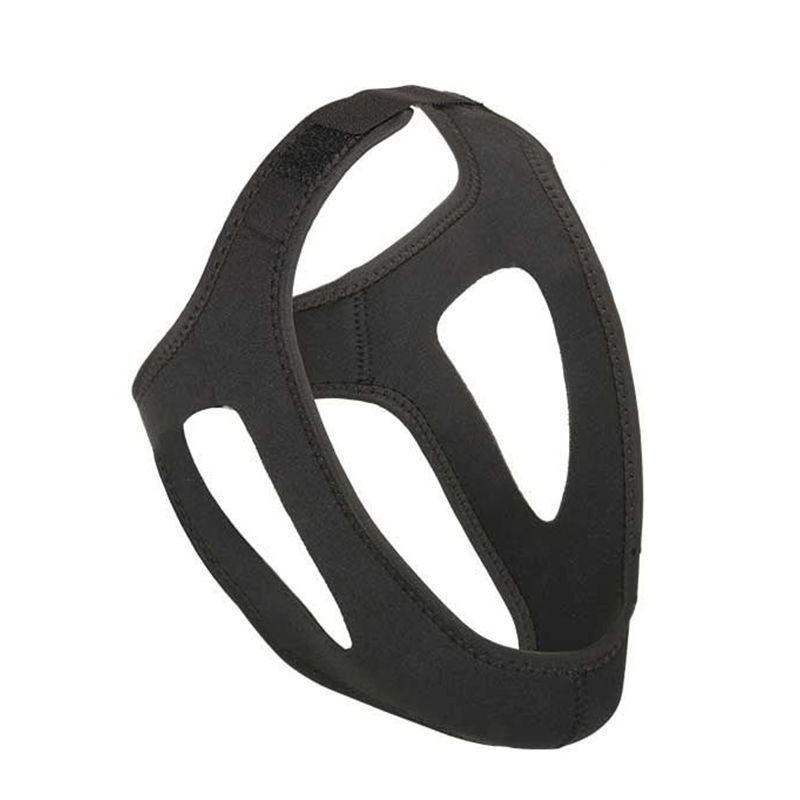 Adjustable Anti Snoring Chin Strap, Black, Stop Snoring Belt - Image 6