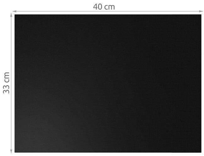 3pcs Non Stick Grill Mat Oven Baking Mat, 40x33cm, Black - Image 5