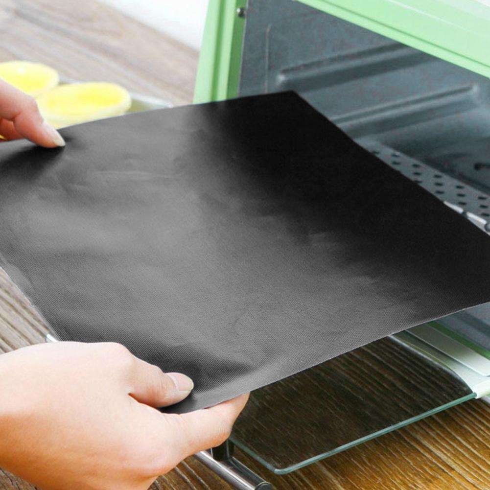 3pcs Non Stick Grill Mat Oven Baking Mat, 40x33cm, Black - Image 8