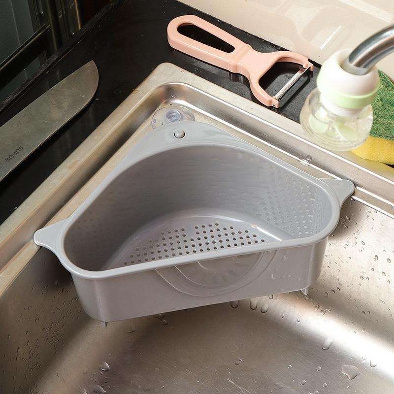 2-Pack Sink Strainer Rinse Box for Fruits Vegetables, Grey - Image 4