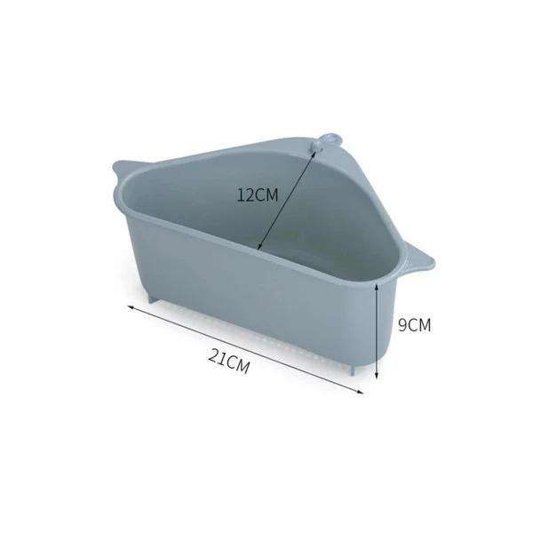 2-Pack Sink Strainer Rinse Box for Fruits Vegetables, Grey - Image 5
