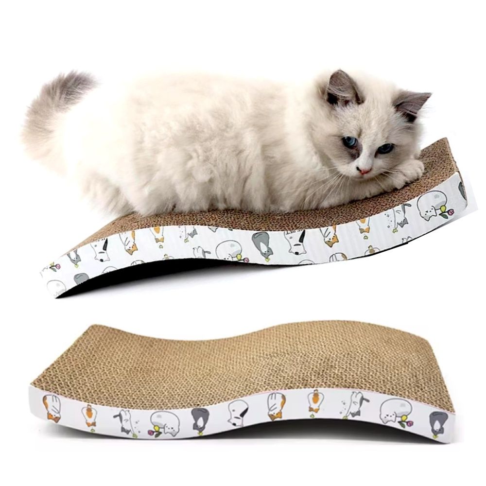 Cat Scratching Board, MultiColor Cat Tree with Catnip - Image 2