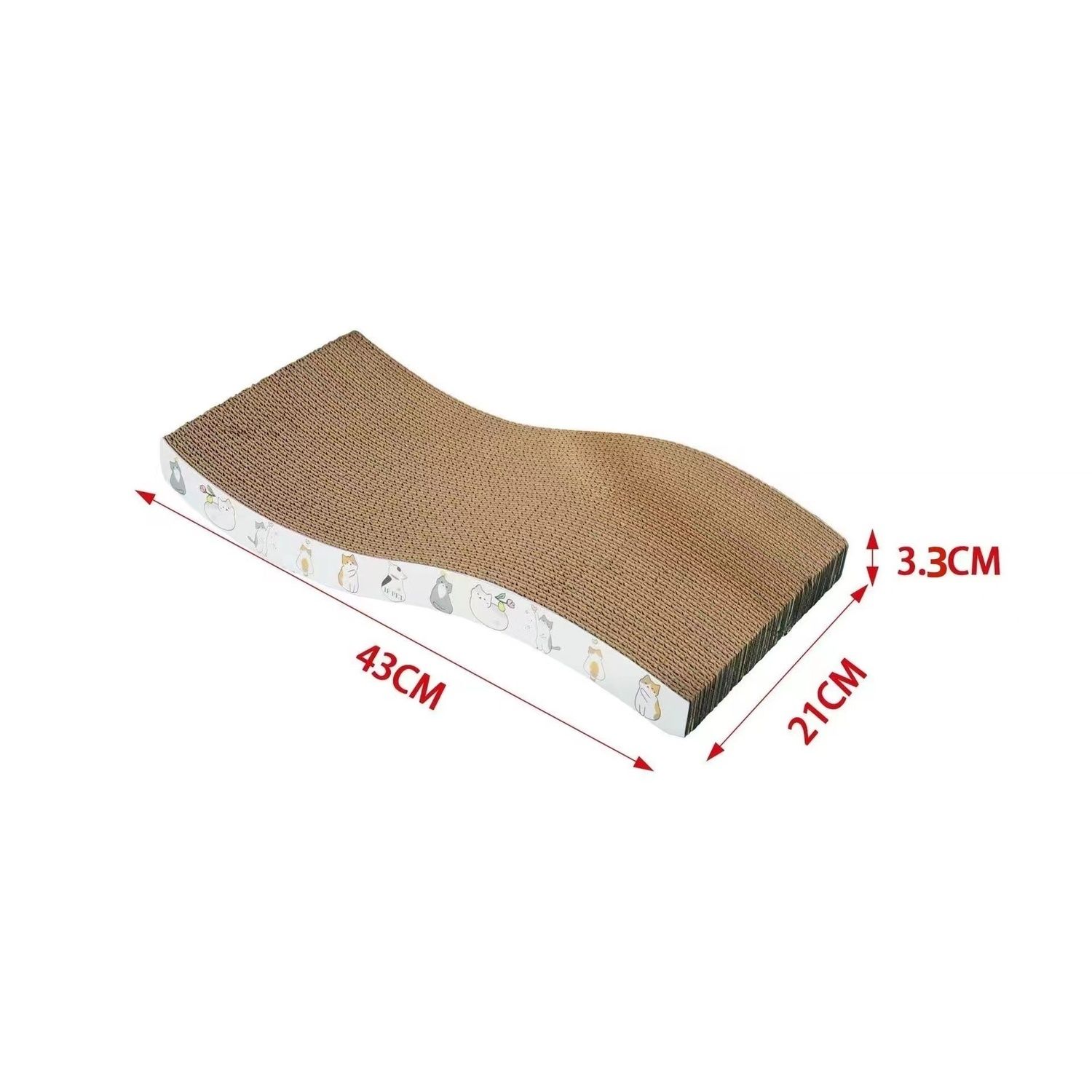 Cat Scratching Board, MultiColor Cat Tree with Catnip - Image 3
