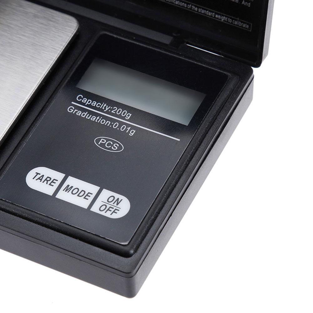 Pocket Scale Digital 0.01g-200g, Black - Image 3