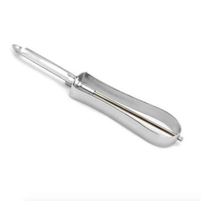 Stainless steel potato peeler and fruit peeler, Silver - Image 2