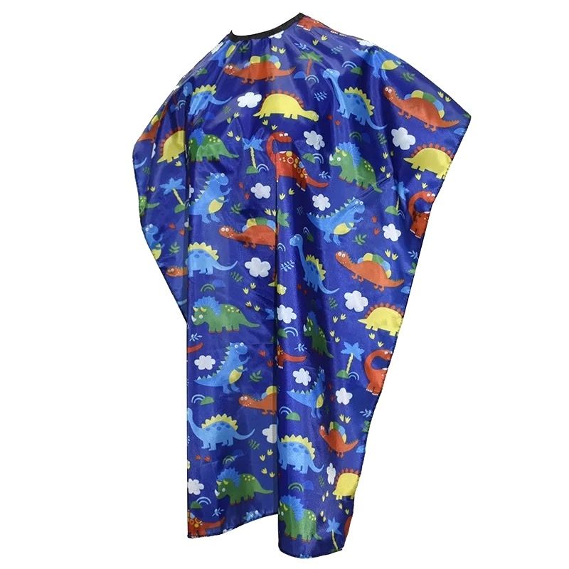 Kids Hairdressing Cape Protective Comfortable Fun Design, MultiColor - Image 2