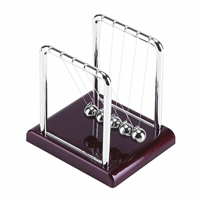 Newton's Cradle Desk Ornament, Black - Image 1