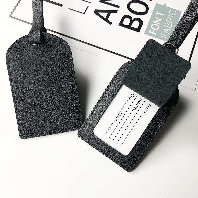 Luggage tag Black, Address tag Bag marking - Image 1