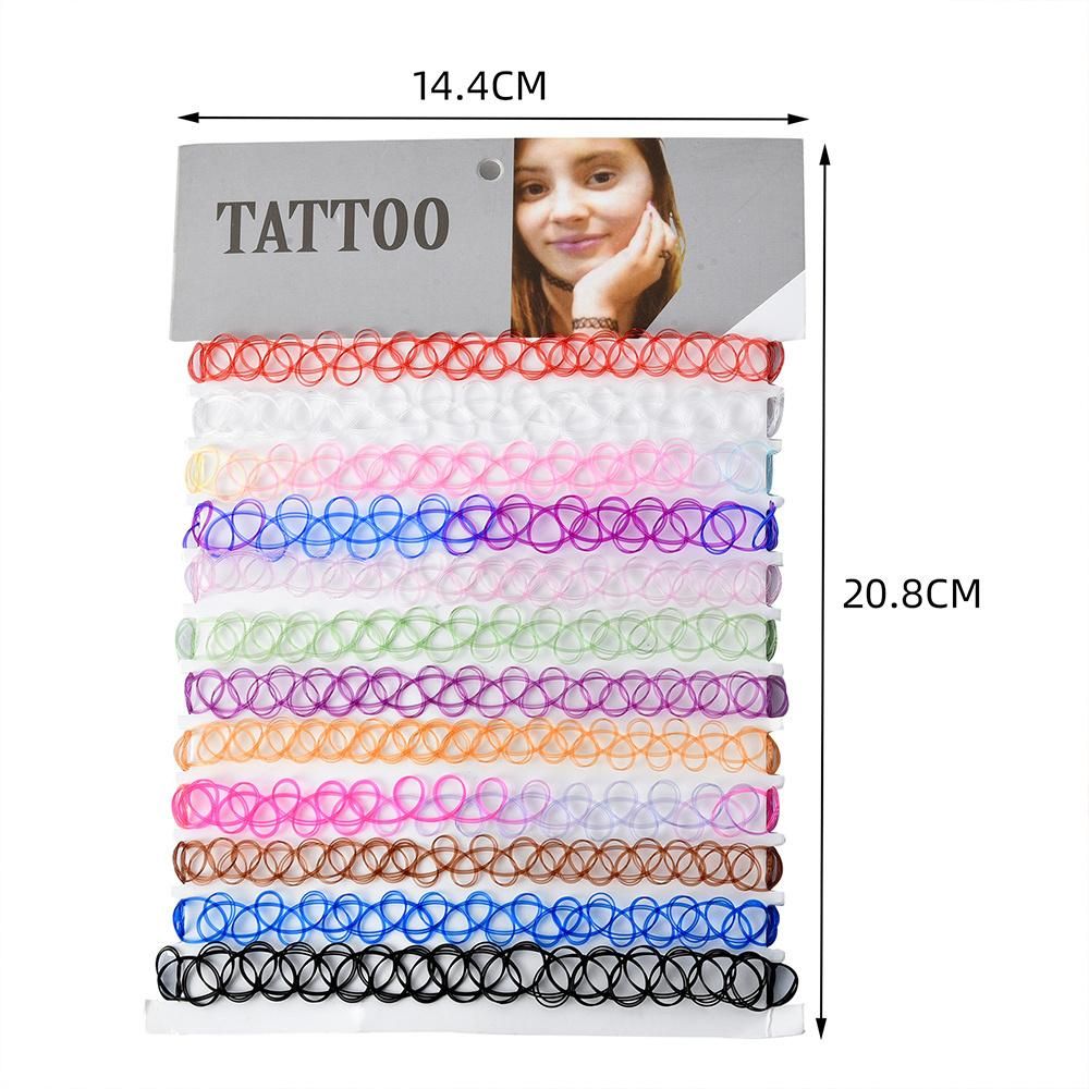 12-Piece Necklace Set Multicolor - Image 5