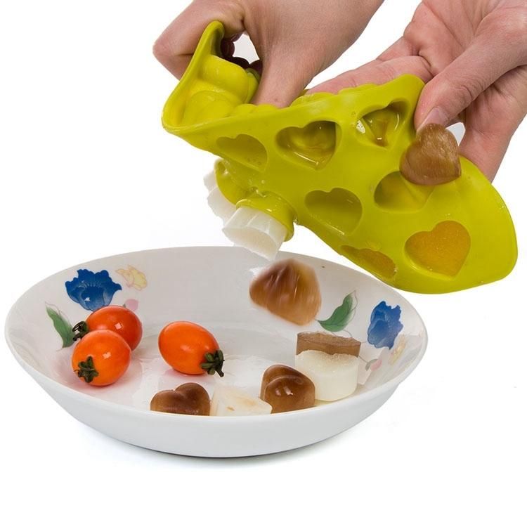 15 Hearts Ice Chocolate Jelly Mold for Pralines, Brown - Image 5
