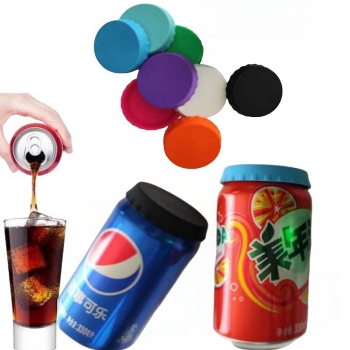 2pcs Silicone Caps Leakproof Jar Lid, MultiColor - Image 2