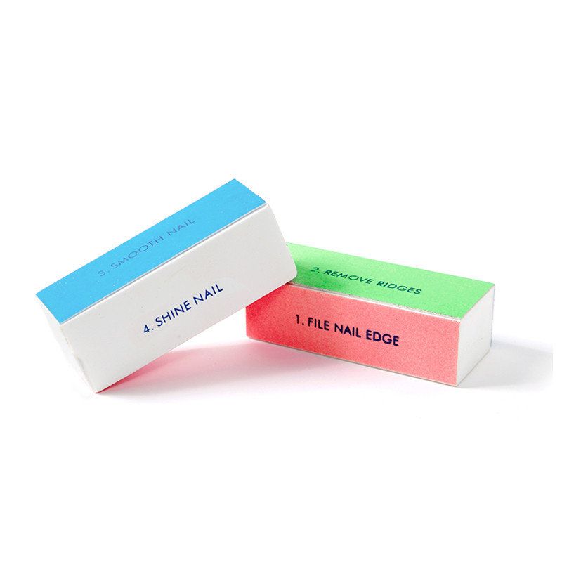 4 in 1 Nail Buffer File for Polishing and Filing, Multi Color - Image 2