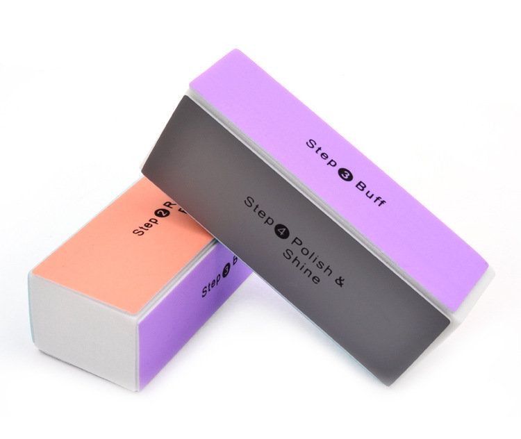 4 in 1 Nail Buffer File for Polishing and Filing, Multi Color - Image 5
