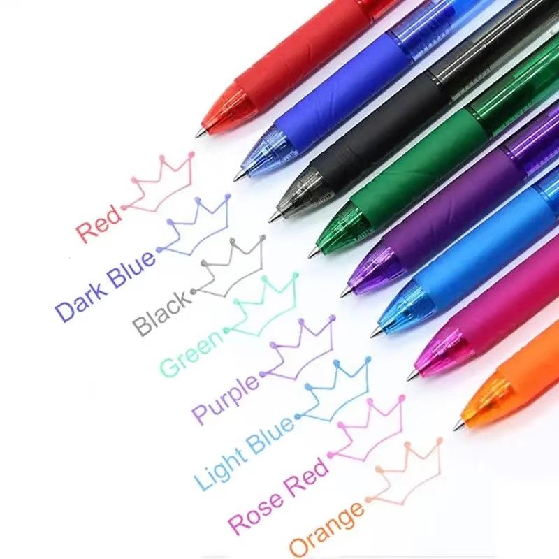 8-Pack Erasable Gel Ink Pens, Multi-Color Erasable Pens - Image 2