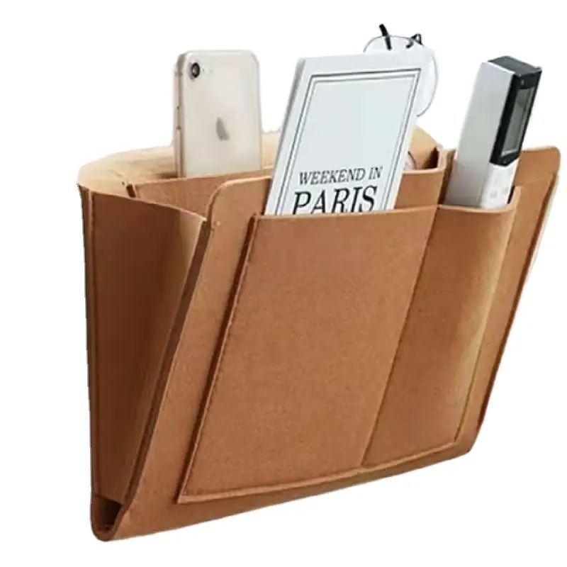 Felt Storage Bag Pouch Bed, Dark Grey - Image 8