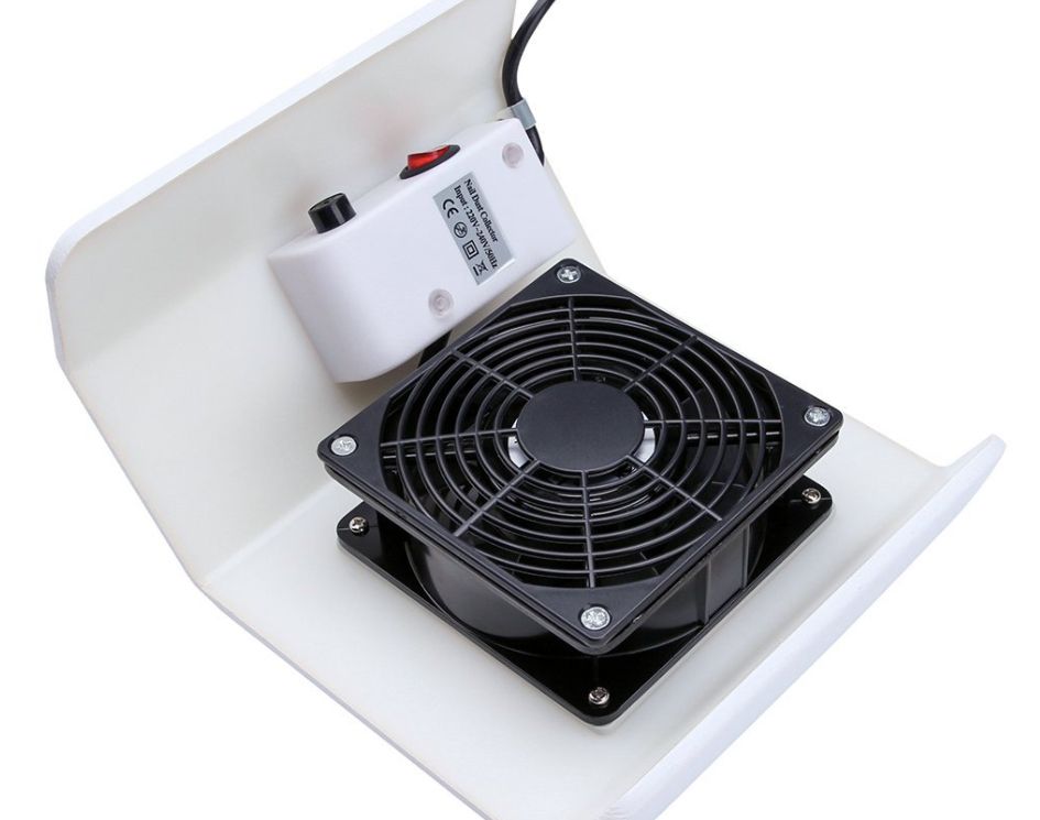 Powerful Dust Collector for Manicure and Nail Filing, White - Image 2