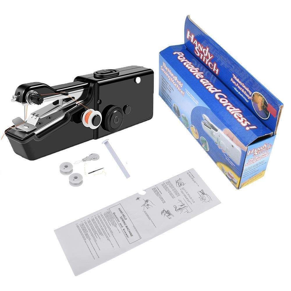 Handheld Sewing Machine Portable Convenience Black, for On-the-Go Sewing Needs - Image 2