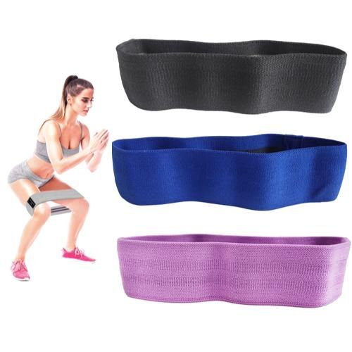 3-pack Resistance Band Set for Exercise & Rehab, MultiColor - Image 1