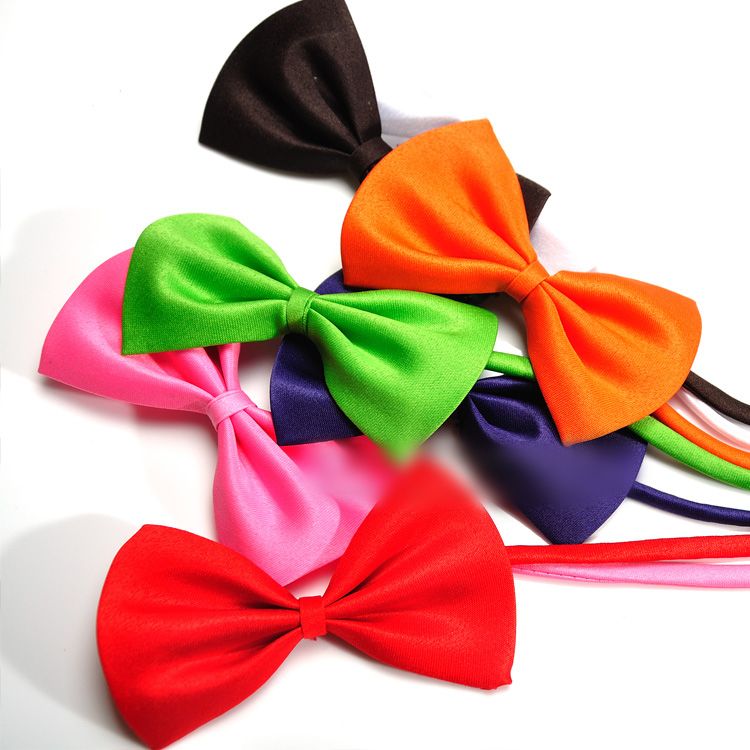18 pcs Dog Bow Tie Collar, Red, for Small to Medium Pets - Image 2