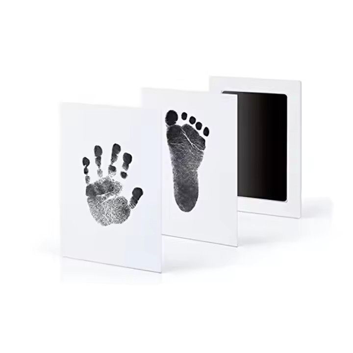 Handprint Kit Paw Print Memory Keepsake Black - Image 2