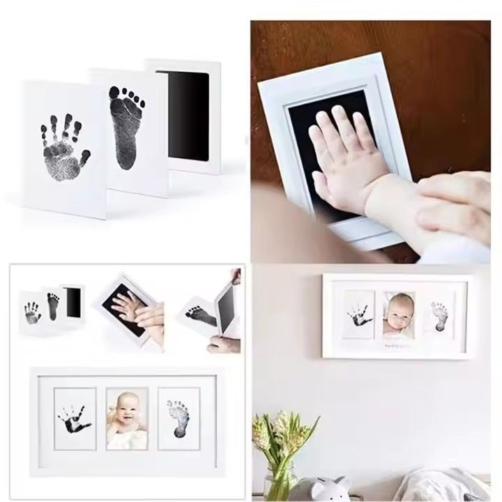 Handprint Kit Paw Print Memory Keepsake Black - Image 3
