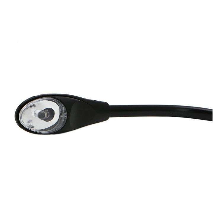 Book Lamp LED Reading Light with Clamp, Black - Image 5