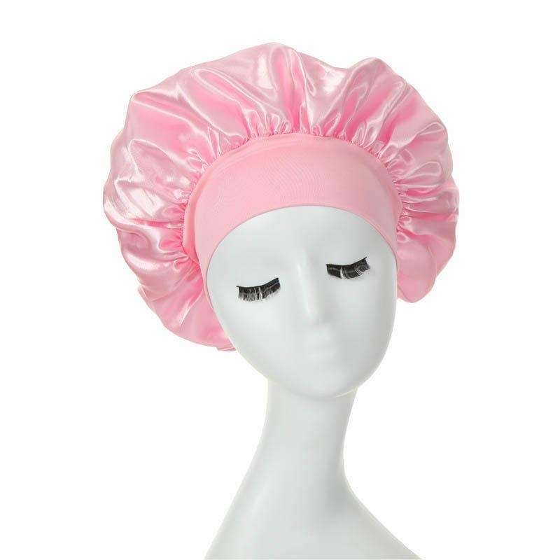 Satin Sleep Cap Pink, one size - Image 2