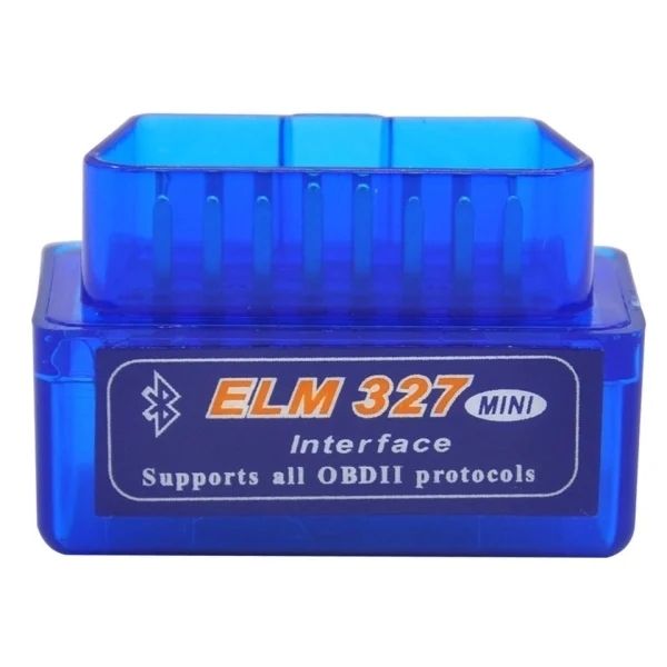 ELM327 Mini OBD2 Bluetooth Car Diagnostics Code Reader, Blue - Image 1