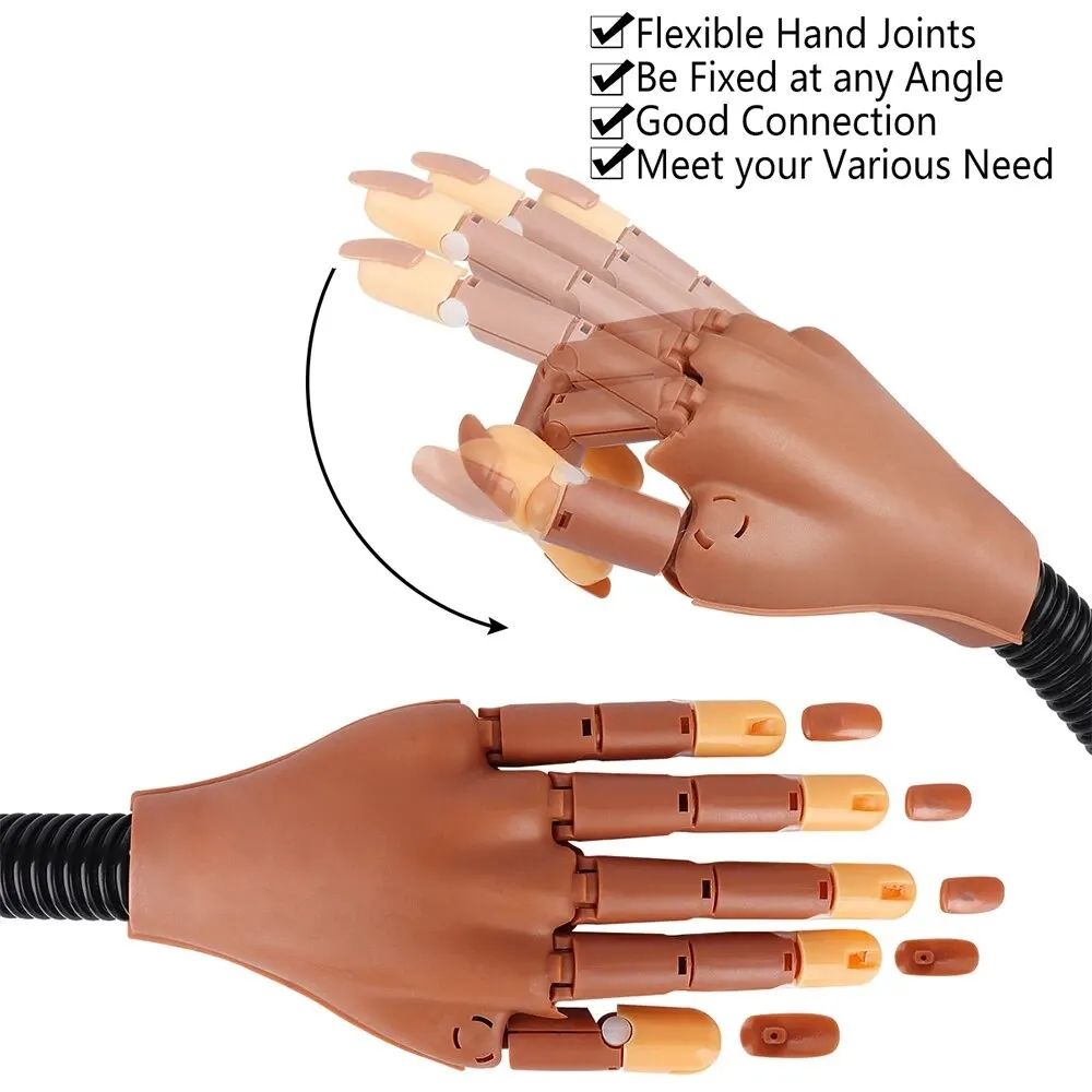 Nail training hand Black - Image 5