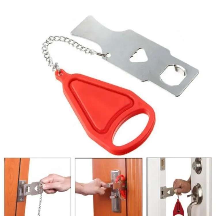 Portable Door Lock with Increased Security, MultiColor - Image 1