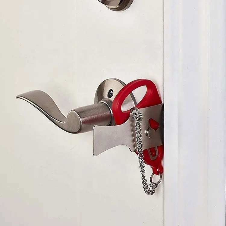 Portable Door Lock with Increased Security, MultiColor - Image 5